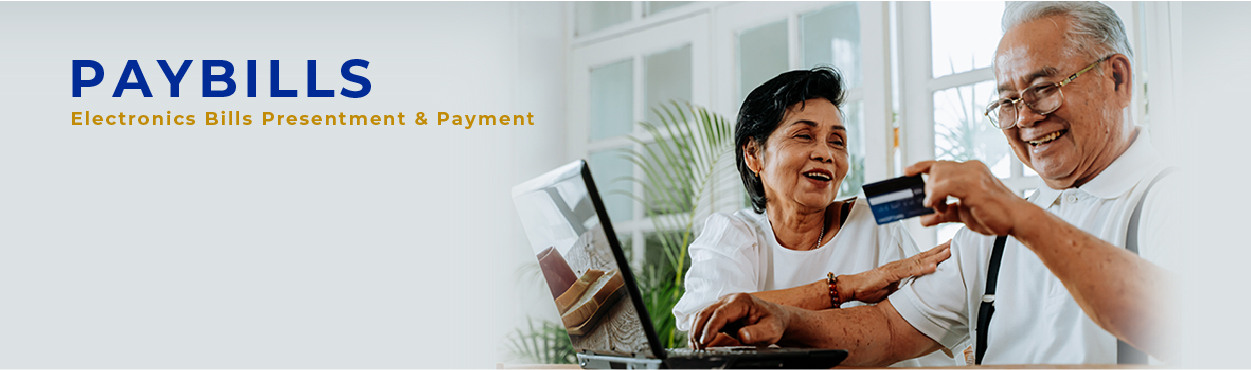 Paybills Electronic Bills Presentment and Payment.Pay your bills 24 by 7 online.Now at your fingertips.